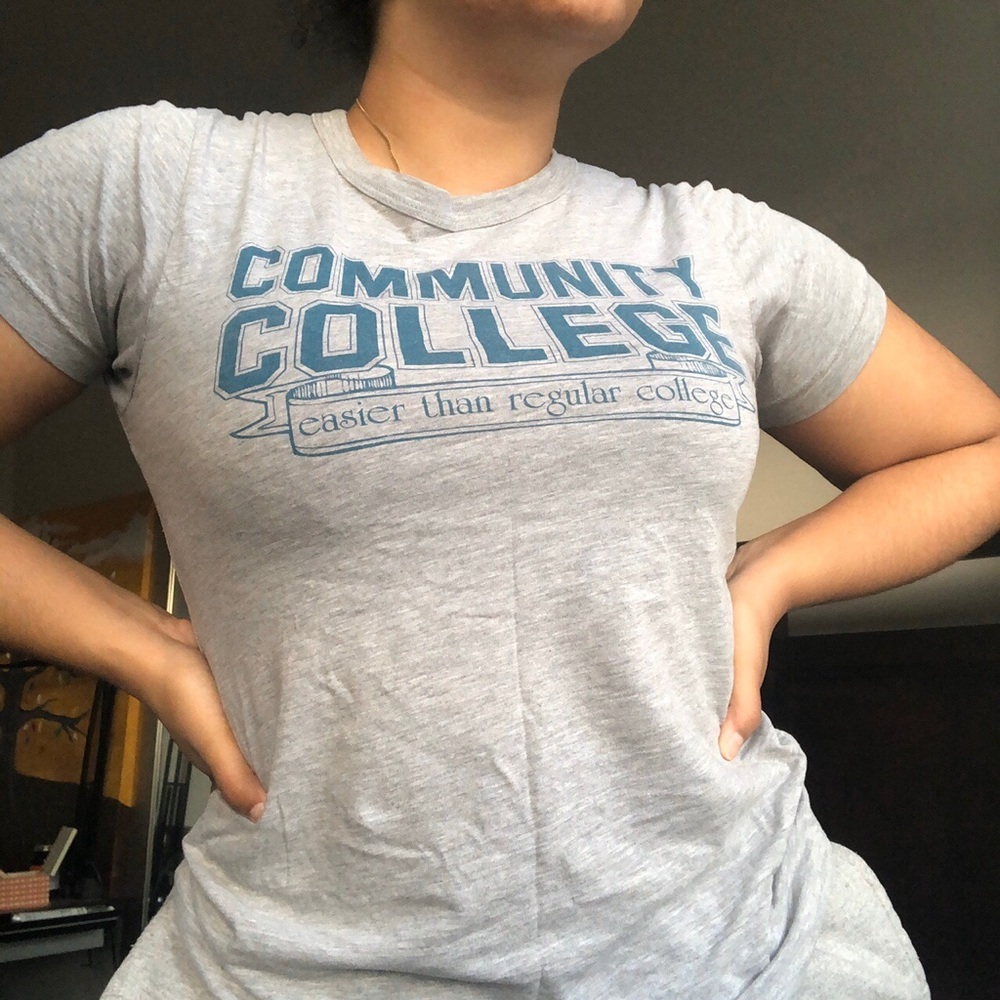 Funny Community College Tee ✨